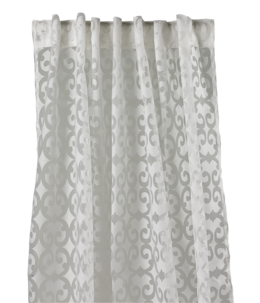 Gardinlängd Burnout mönster 2-pack