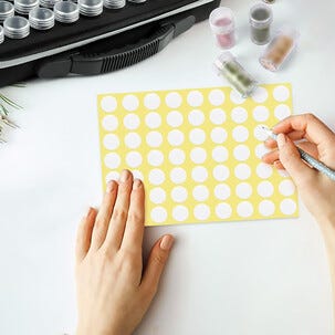 Diamond Art oppbevaringskoffert med 60 bokser