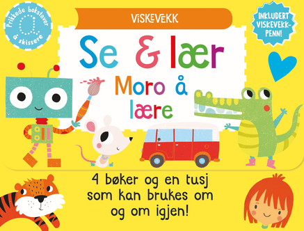 Se & lær viskevekk aktivitetsbøker