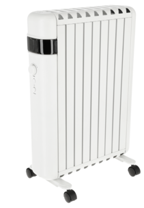 Varmeovn med hjul 2000 W