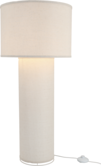 Northlight Didrik gulvlampe, lin og metall