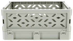 Sammenleggbar boks av resirkulert plast, XS 16,5 x 12 x 8 cm