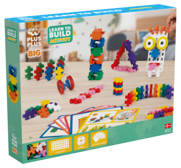 Plus-Plus BIG Learn to Build aktivitetssett, fra 2 år