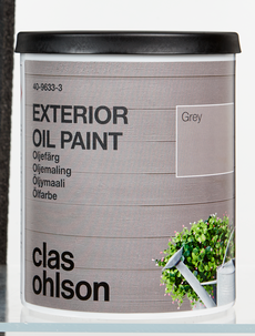 Utendørs oljemaling, grå
