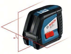 Krysslaser Bosch GLL 2-50 och stativ BT 150 Professional