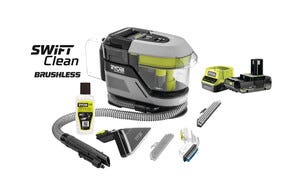 Ryobi Swift Clean möbel-, mattvätt 18 V, med batteri