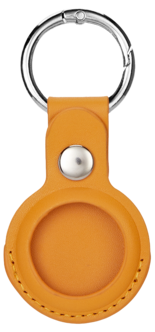 Anmiki Airtag-hållare med nyckelring, konstläder