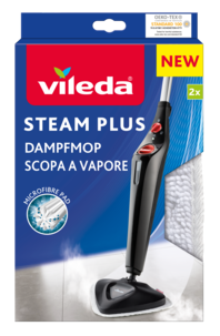 Mikrofiberkluter til Vileda Steam Plus dampmopp, 2-pakning