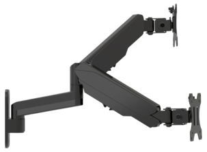 Multibrackets M basic monitorarm vegg, VESA, Dual
