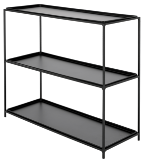 Liten metallhylle, 40 x 32,5 x 15 cm