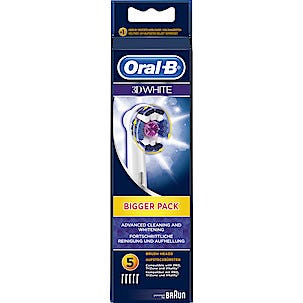 Borsthuvud refill Oral-B 3D White 5-pack