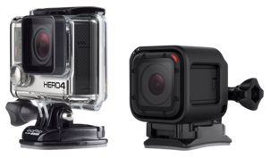 GoPro Curved + Flat Adhesive Mounts, selvheftende feste