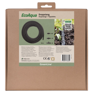 Greenline EcoAqua droppslang utbyggnadsset, 10 m