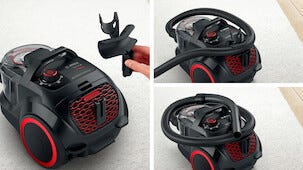 Bosch Serie 4 BGS21POW2, påslös dammsugare