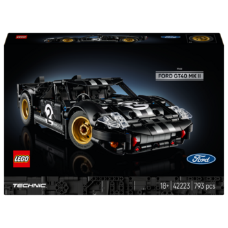 LEGO Technic 1966 Ford GT40 MKII racerbil 42223, fra 18 år