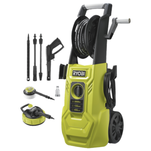 Ryobi høytrykkspyler RY150PWA 150 bar med tilbehør