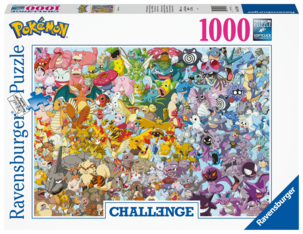 Ravensburger pussel 1000 bitar, osorterade motiv, från 14 år
