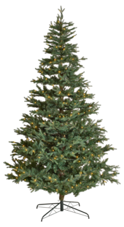 Stor julgran Orsa 250 cm med LED-belysning