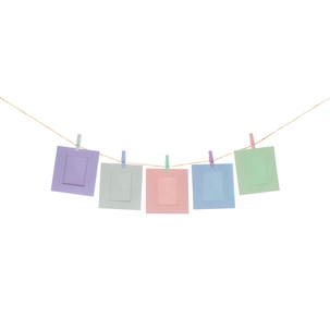 Instax Mini Banner fotopapper-kit med nypor