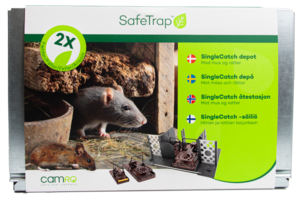 SafeTrap SingleCatch åtestasjon, musefelle/rottefelle