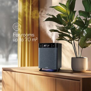Wilfa Dew TX450 luftfukter med filter og app, 70 m2