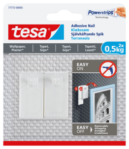 Självhäftande spikar Tesa, 2-pack