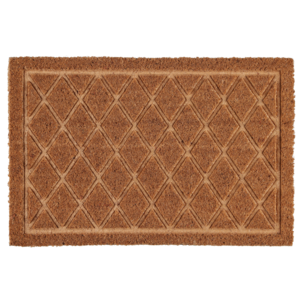 Dörrmatta Diamonds inomhus, kokosfiber, 40 x 60 cm
