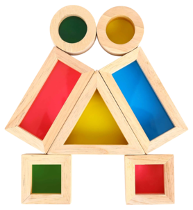 Sateenkaaripalikat aistipalikat 8 osaa, yli 2-vuotaille