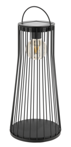 Solcellelykt 50 cm svart Northlight