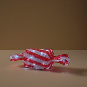 Julepynt karamell LED, utendørs IP44, 35,5 cm