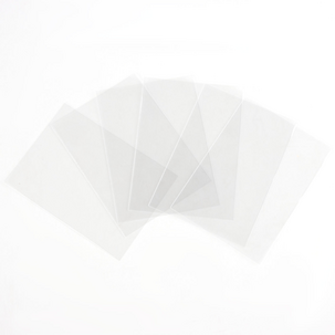 Plastlommer for samlekort 100-pakning, 67 × 92 mm