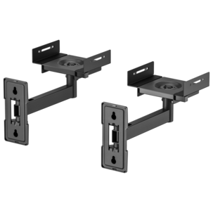 Exibel dubbla högtalarfästen för väggmontering, ställbara