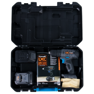 Cocraft LXC DD650-K skruvdragare 18 V batteri och tillbehör 
