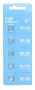 SR626 silveroxidbatteri 1,5 V, 5-pack