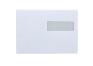 Fönsterkuvert C5 H2, vita, 50-pack