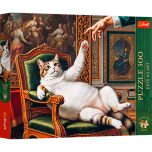 Pussel Trefl Pets as Art, His Fluffy Highness, 500 bitar