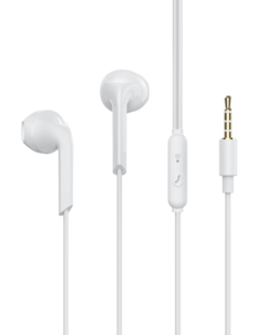 Exibel in ear-hörlurar med sladd och mikrofon 3,5 mm