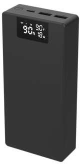 Powerbank snabbladdning USB-C, USB-A, 20 000 mAh