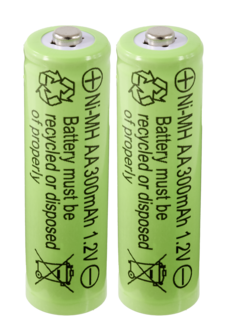 Akku AA/HR6 300 mAh Solar, 2 kpl