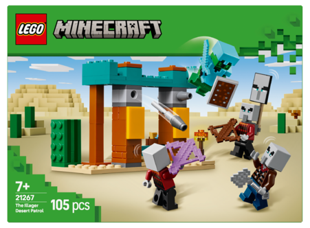 LEGO Minecraft Fybornas ökenpatrull 21267, från 7 år