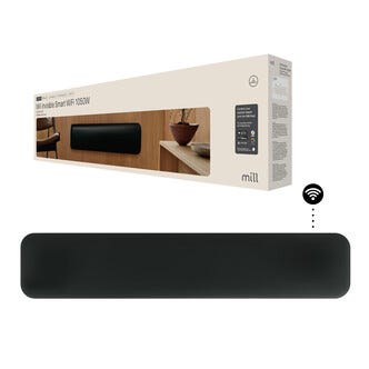 Mill Invisible Smart WiFi Sähköpatteri Gen. 4, musta, 1050 W