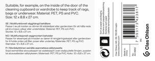 Påsförvaring och småförvaring vägg, självhäftande
