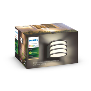 Philips Hue Lucca 17401 Seinävalaisin ulos, musta