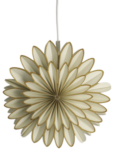 Adventsstjärna papp blomma 25 cm, Northlight