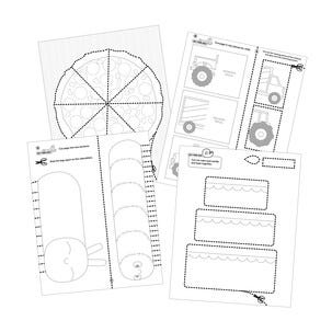 Fiskars Cut & Learn barnsax med bok, från 3 år