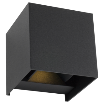 Sunwind Cube fasadbelysning 12 V upp och ner, svart