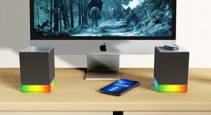 Exibel gaminghögtalare RGB Bluetooth, 2×5 W