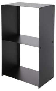 Korkea halkoteline sisälle, mustaa metallia 69,5 cm