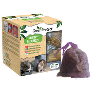 Green Protect Go Away Mouse Rat museskremmer, 2-pakning