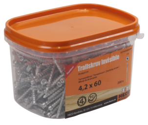 Trallskruv Invisible till Heco Decking Tool, 4,2 x 60 mm